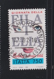 Italy 1992 750L Stamp Day #2176 Used - Bild 1 von 1