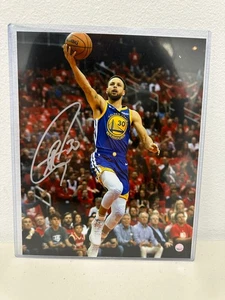 Stephen Curry Golden State Warriors signiertes Auto 8 x 10 Foto STEINER COA - Bild 1 von 4