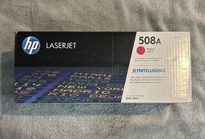 GENUINE HP 508A CF3613A Magenta Toner Print Cartridge for LaserJet M552 M553  - Picture 1 of 5