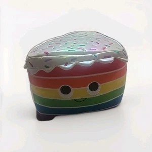 NECA Yummy World Kidrobot 13" Plush Rainbow Cake NEW With Tags, - Picture 1 of 5