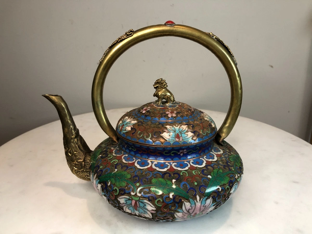 铜中国风茶壶| eBay