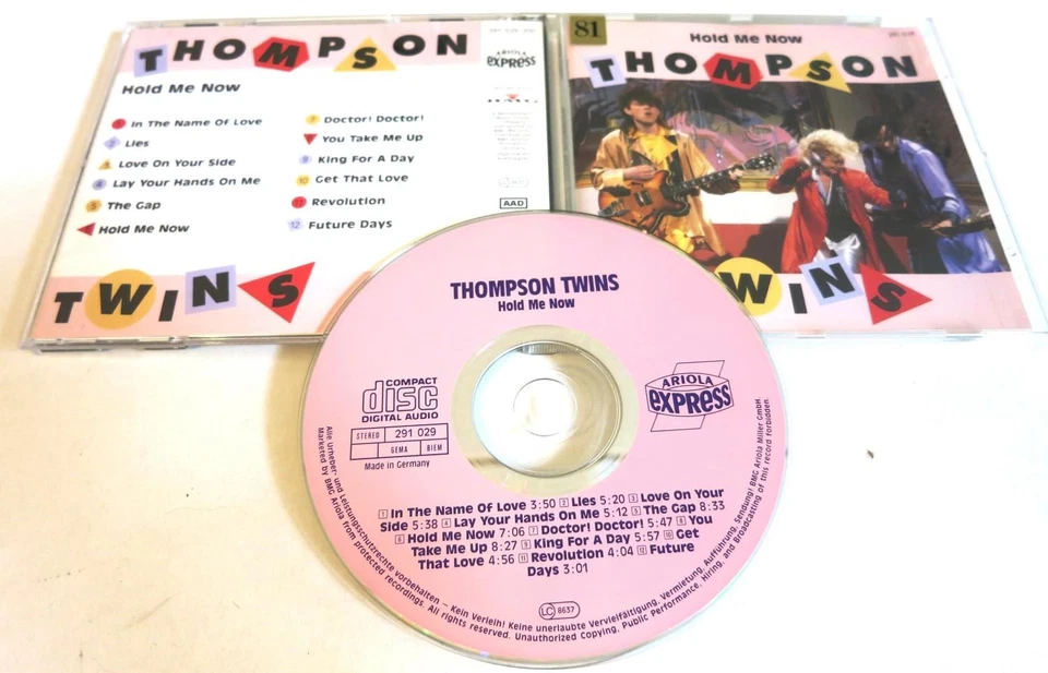 Thompson Twins - Hold me now (1993) Best of… - Bild 1 von 1