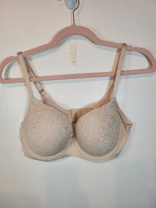 Aerie hellbrauner Sunnie Demi Push Up BH Blossom Spitze 36C Sandelholz - Bild 1 von 10