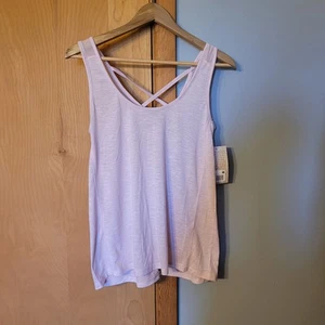 New Balance Collection Women's Size M Pink Strappy Criss Cross Sleeveless Tank - Picture 1 of 11
