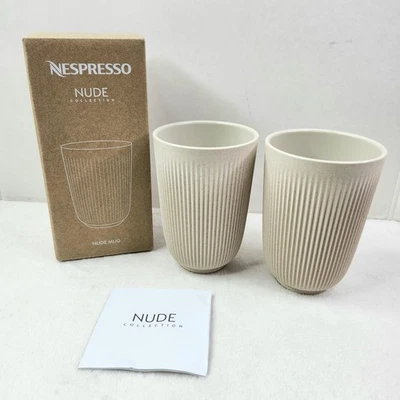 Juego de 2 tazas NESPRESSO Collection NUDE ligeras Baige aptas para lavavajillas Foto 1 de 4