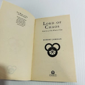 Lord Of Chaos Robert Jordan Book - Picture 1 of 4