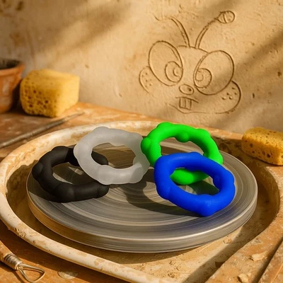 Oxballs SPINNER Cock Ring🍯Male ATOMIC JOCK BallRing Sling Sleeve DONUT For Men - Image 1 of 4