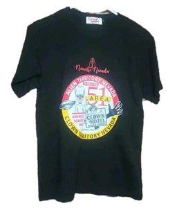 Camiseta De Colección Clown Motel Nevada Talla Pequeña Negra RARA - Alien Territory Nevada - Imagen 1 de 9