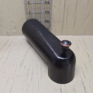 Moen Style Matte Black Tub Spout Diverter 1/2" IPS Threaded Screw-On - Picture 1 of 9