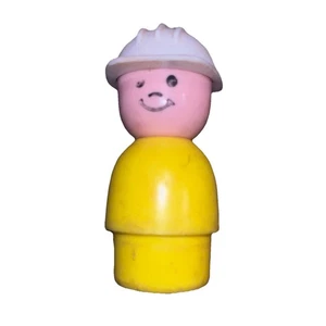 Vintage Fisher-Price Little People Construction Worker 80’s - Picture 1 of 3