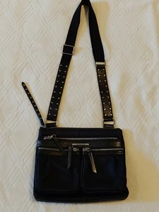 Brighton City Lights AUSTIN Black Crossbody Hobo Bag Handbag Purse - Picture 1 of 11