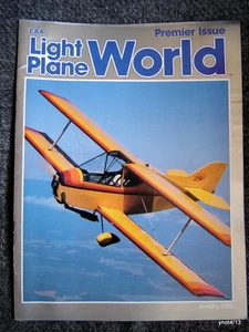 1988 LIGHT PLANE WORLD aviation magazine *premier Issue*~history/Gypsy Project - Imagen 1 de 7
