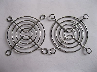 5 pcs DC Fan Grill Protector Silver Metal Finger Guard Used for 50mm Fan 5cm New - Image 1 of 3