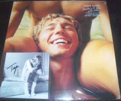 Troye Sivan – Something To Give Each Other Pink Vinyl LP with Signed Card - NEW - Image 1 of 3