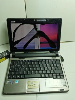 MINI PC Acer Aspire One Series KAV 60 Display Rotto Pc Funzionante - Immagine 1 di 4