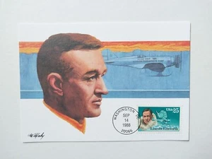 US- Lincoln Ellsworth Art Painting Maximum First Day Card , Polar Star - Picture 1 of 2
