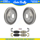 Front Coated Disc Brake Rotor & Integrally Molded Pad Kit For Mazda 3 Cx-3 Sport