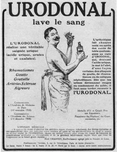 *** URODONAL _ lave le sang *** 1919 - pub. (14 x 18) // a087 - Imagen 1 de 1