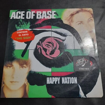 Ace Of Base ‎– Happy Nation - Europop, Synth-pop, Euro House, Colombia, 1994 - Image 1 of 4