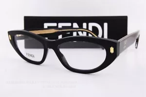 Brand New FENDI Eyeglass Frames FE 50119I 001 Black For Women Size 53mm - Picture 1 of 7