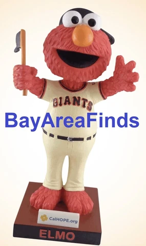 San Francisco Giants Sesame Street Elmo Bobblehead 7/30 2023 SGA Bobble SF Cover