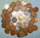 Starter Collection Lot of 50 Old U.S. Coins w/H 24K Gold Plated Liberty Nickel