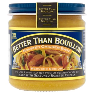 Base de pollo asado reducida en sodio, tarro de 8 OZ - Imagen 1 de 12