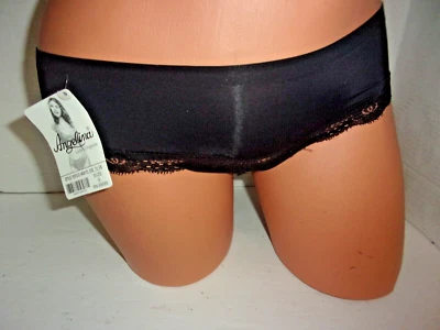 Angelina Braguita Negra Nylon y Encaje Pequeña Foto 1 de 3