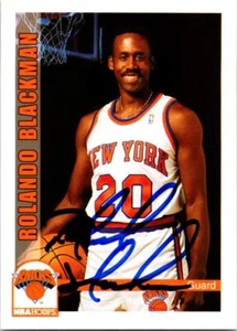 Rolando Blackman autographed Basketball Card (New York Knicks) 1993 Hoops #433 - Picture 1 of 1