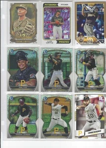 Pittsburgh Pirates Bowman Chrome Jun-Seok Shim, Hayes, Rivas, More +++ - Picture 1 of 2