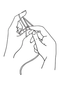 5X Autoaufkleber Sticker Stricken Handarbeit Hobby Tuning Auto Heckscheibe 9X9cm - Picture 1 of 1