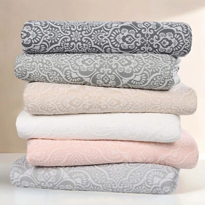 Enzy Medium Weight Floral Matelasse Bedspread and Pillow Sham Set - Image 1 of 4