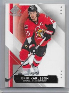 15-16 SP GAME USED BASE CARD #26 ERIK KARLSSON 60/65 SENATORS