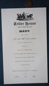 VINTAGE Central City Colorado Teller House Hotel Restaurant Speisekarte HISTORISCH --- - Bild 1 von 1