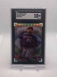 2022 Bowmans Best Royce Lewis RC Rookie Refractor #65 SGC 10