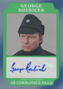Star Wars Rogue One Mission Briefing Autograph Card A-GR George Roubicek