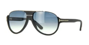 Tom Ford Dimitry TF 334 02W Black & Silver Gradient Sonnenbrille Sunglasses 59mm - Picture 1 of 8