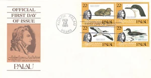 John James Audubon Birds Palau FDC 1985 (108553) - Picture 1 of 1