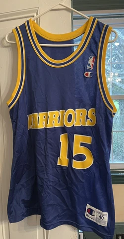 LATRELL SPREWELL Golden State Warriors Blue Champion Jersey 44 NBA Curry Mullin Cover