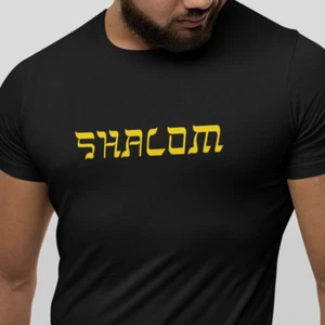 Bella & Canvas Short Sleeve Tee "Shalom" - Picture 1 of 108