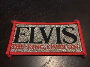Vintage Elvis The King Lives On Patch - Picture 1 of 4