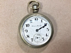 Vtg Hampden Pocket Watch 7J 18S Gr. Champion S#2168522 Lever Set 1906 Working! - Picture 1 of 14