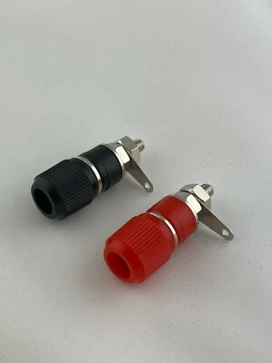 PACK OF 50! Red/Black 10 Ampere Binding Post (25 Red/25 Black) - Image 1 of 3