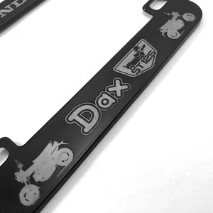 License Plate Frame for Honda Dax ST125 Motorcycle - Bild 1 von 2