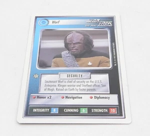 TCG Star Trek The Next Generation Card TNG Worf PU94 Security - Bild 1 von 2