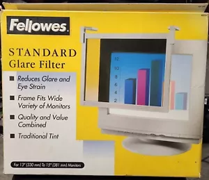 Two (2) - Fellowes Standard Glare Filter Fits 13" - 15" Monitors - Model 48109 - Picture 1 of 2