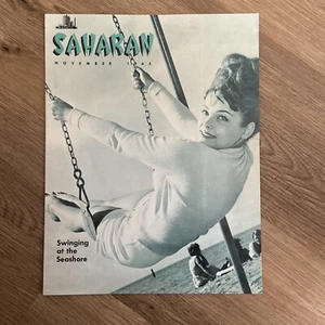 VINTAGE LAS VEGAS SAHARAN NOVEMBER 1965 MAGAZINE SAHARA CASINO HOTEL - Picture 1 of 2