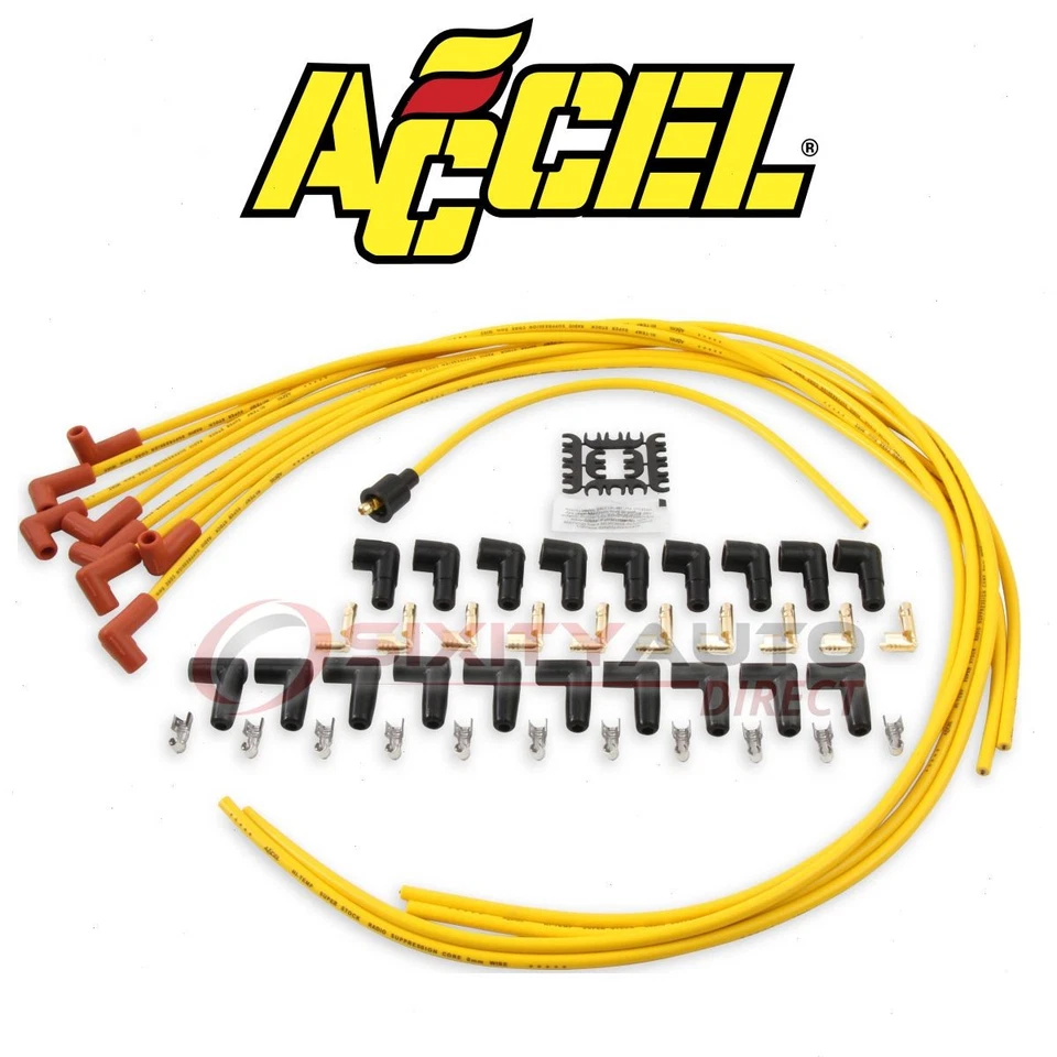 ACCEL Spark Plug Wire Set for 1966-1974 Chevrolet Caprice 4.6L 5.0L 5.3L zq Foto 1 de 4
