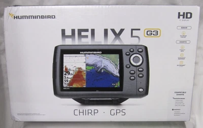 Humminbird HELIX 5 CHIRP GPS G3 Fish Finder/Chartplotter - Image 1 of 4