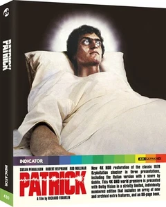 Patrick (4K UHD Blu-ray) Julia Blake Susan Penhaligon Rod Mullinar Bruce Barry - Picture 1 of 1